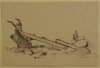 1938 - Panorama di Orvieto (studio per l'aratro)